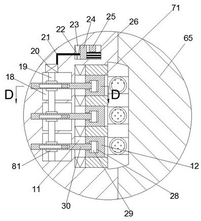 A flame-retardant wiring plastic pipe for preventing circuit short circuit from igniting