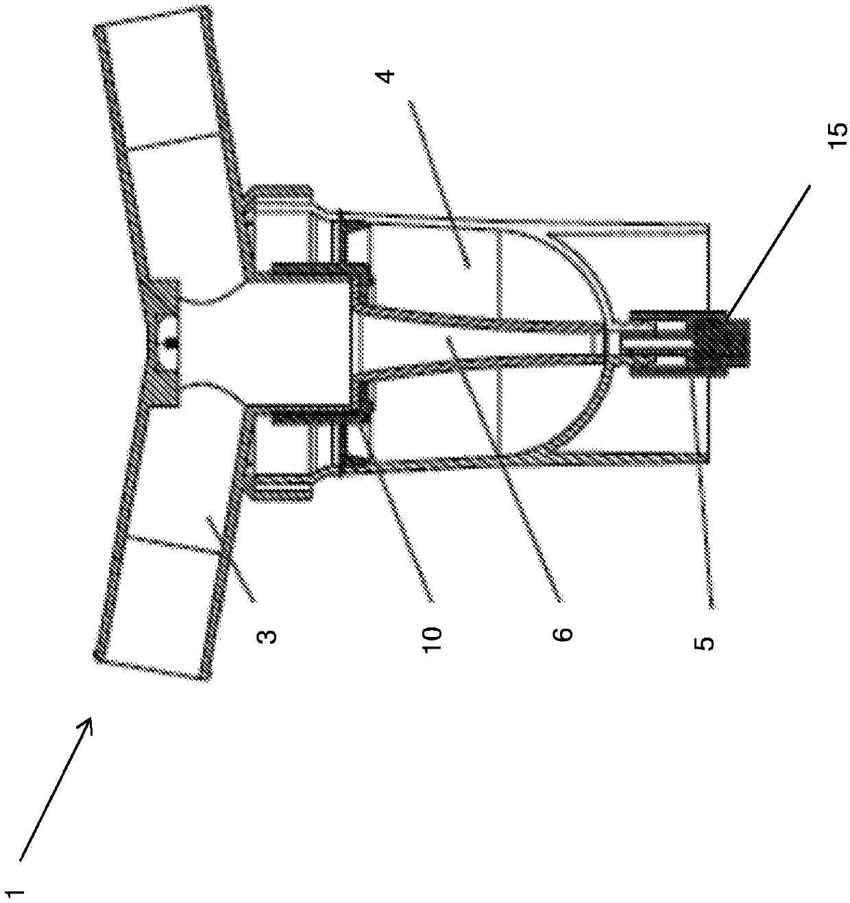 Coaxial and double lumen breathing circuit systems having a lung pressure measurement port and closed system water trap which can be drained with an enjector