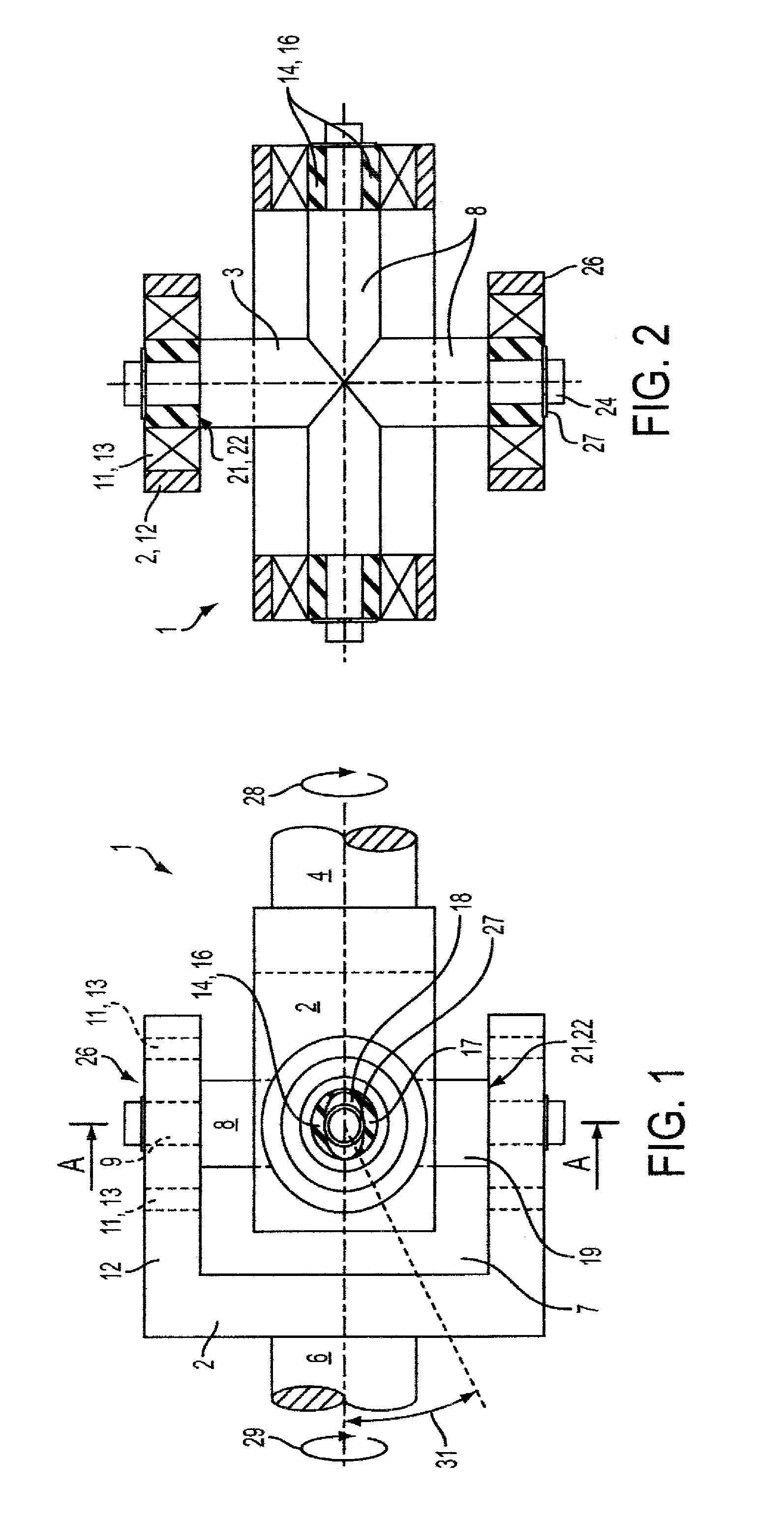 Insulation for a universal cross joint