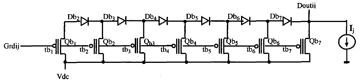 Write-in circuits and read-out circuits of arbitrary-K-value DRAM and eight-value DRAM