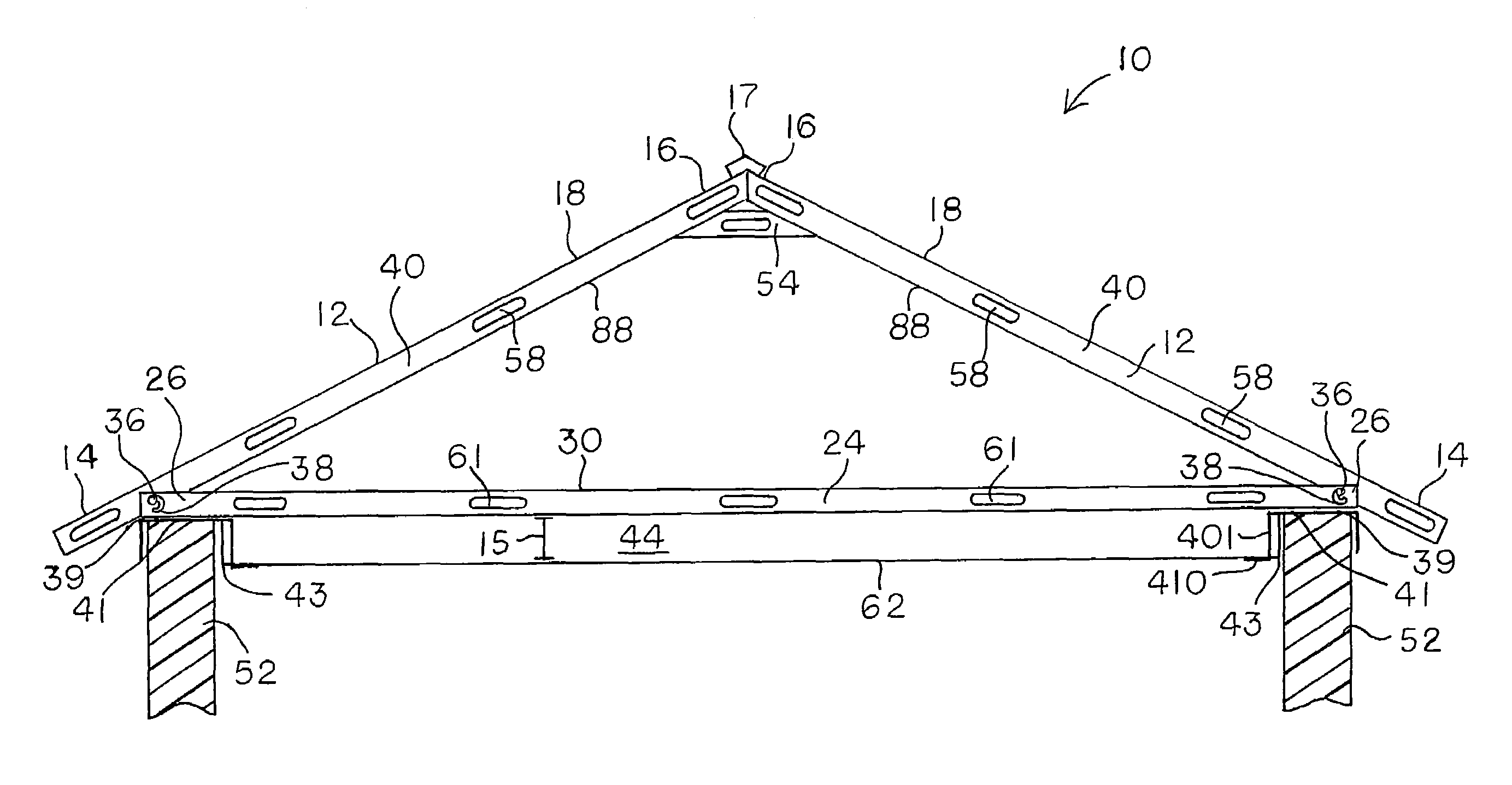 Roof truss system