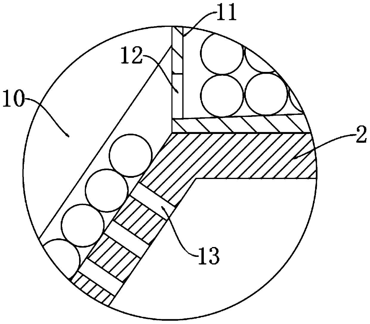 Acid gas purification treatment device for ecological environmental protection