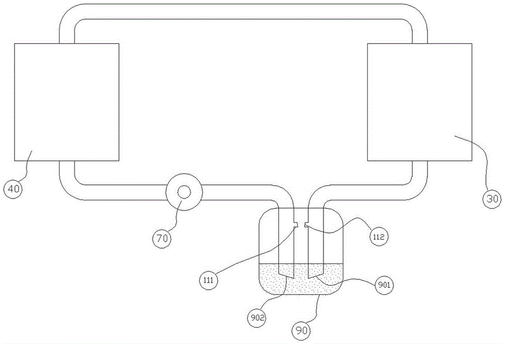 A power heat pipe central air conditioner