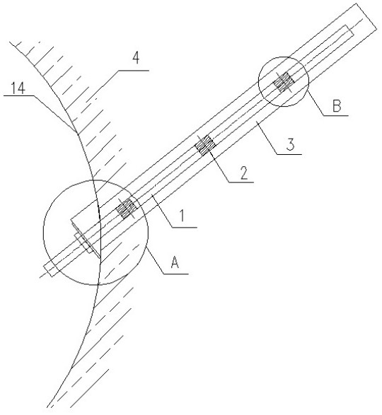 Axial Force Monitoring Device and Experimental Method of Full-length Bonded Inclined Bolt