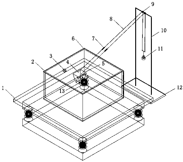 Model test system and method for gravity type anchorage stability research under earthquake load