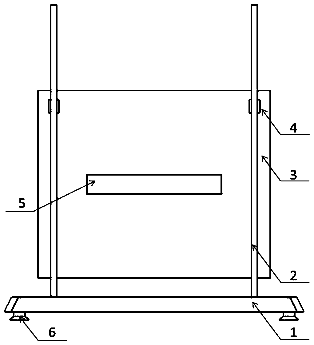 Baffle device for preventing light reflection in PIV (particle imagevelocimetry) experiments