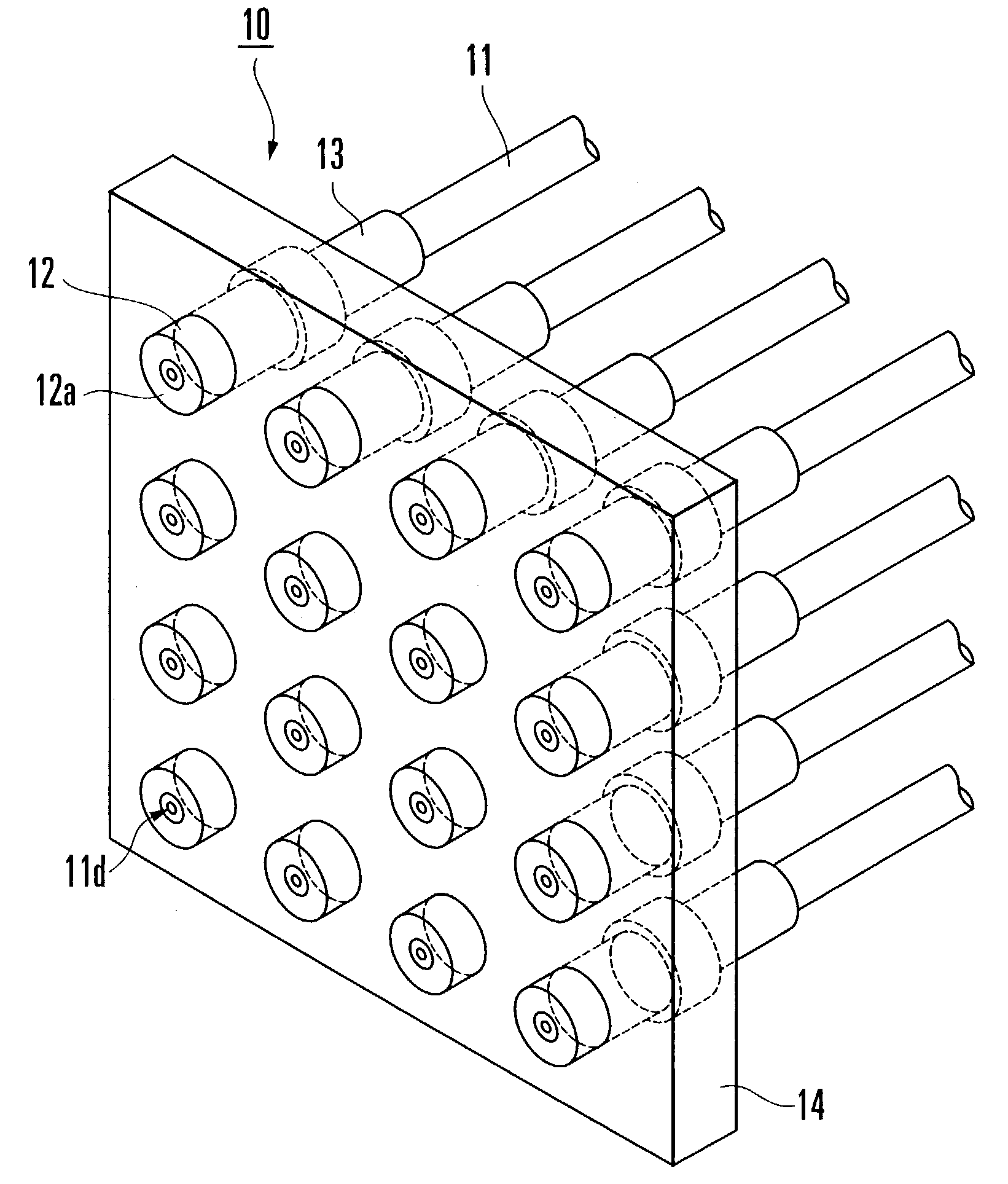 Optical fiber array