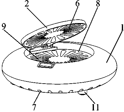 Portable air purifier based on traditional Chinese medicine filter membrane