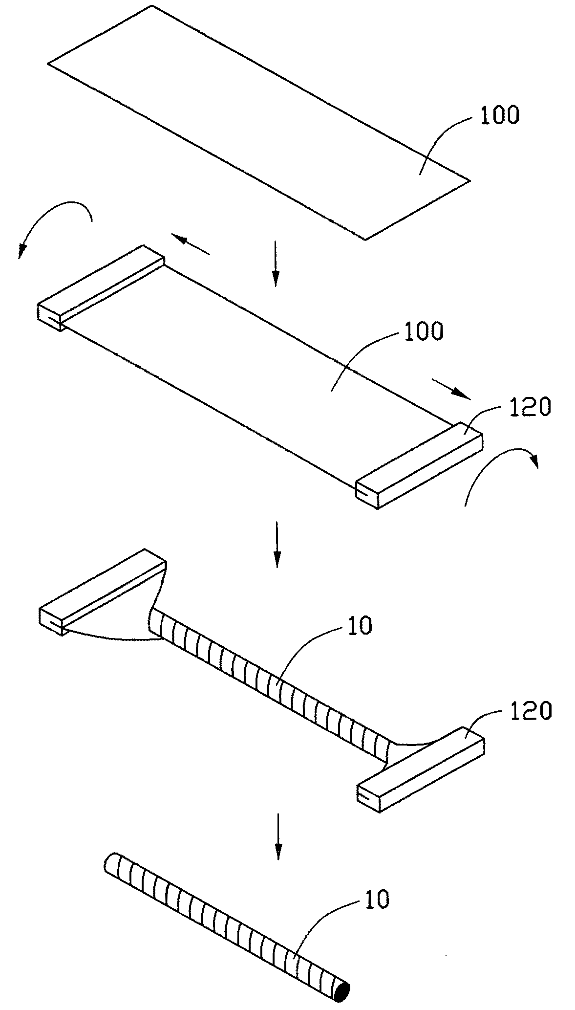 Method for making twisted carbon nanotube wire