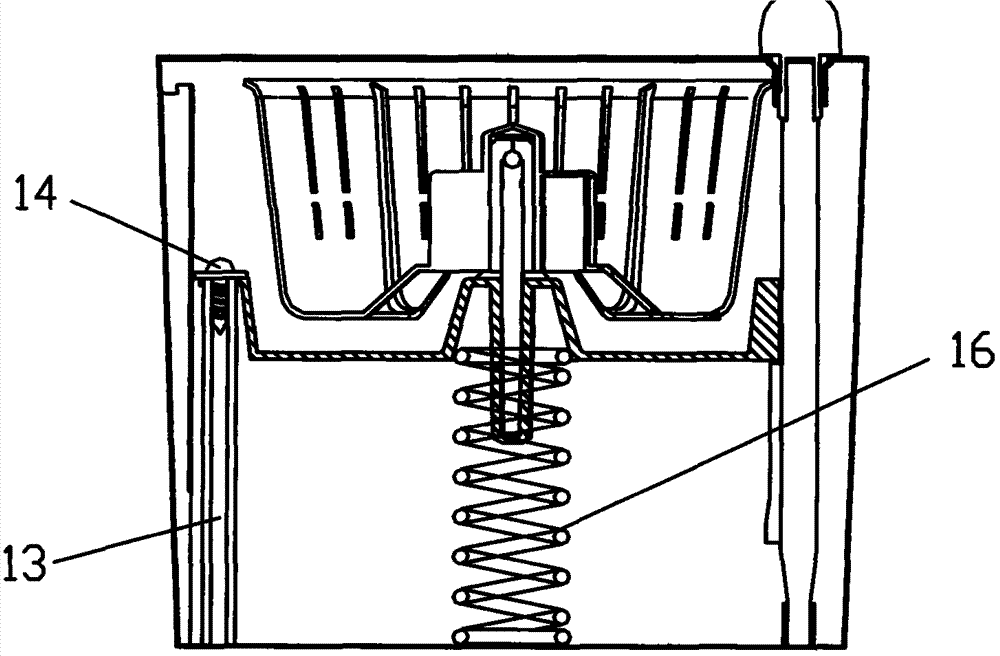 Rotary mop bucket