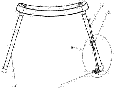 Special installation tool of internally-installed splayed plate in orthopaedic corrective surgery