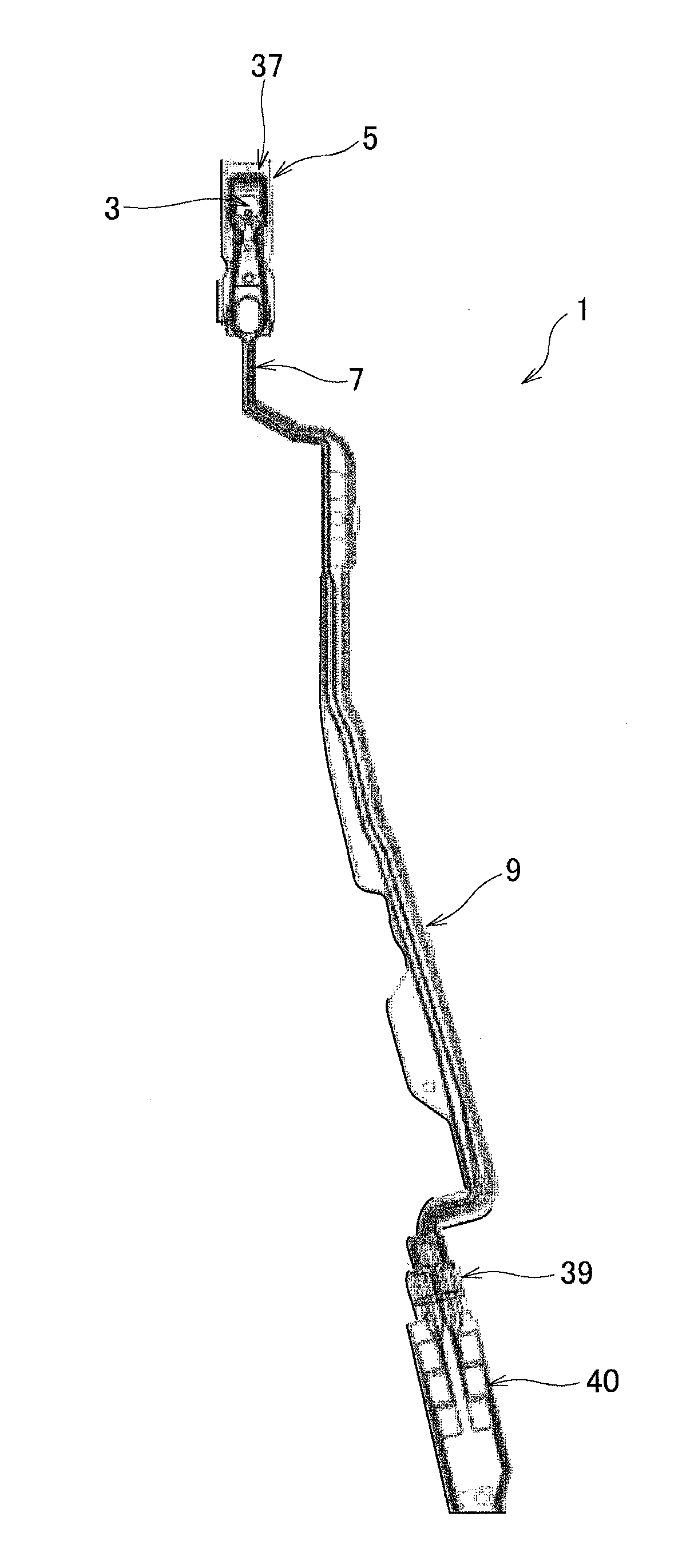 Flexure and method of forming part of flexure