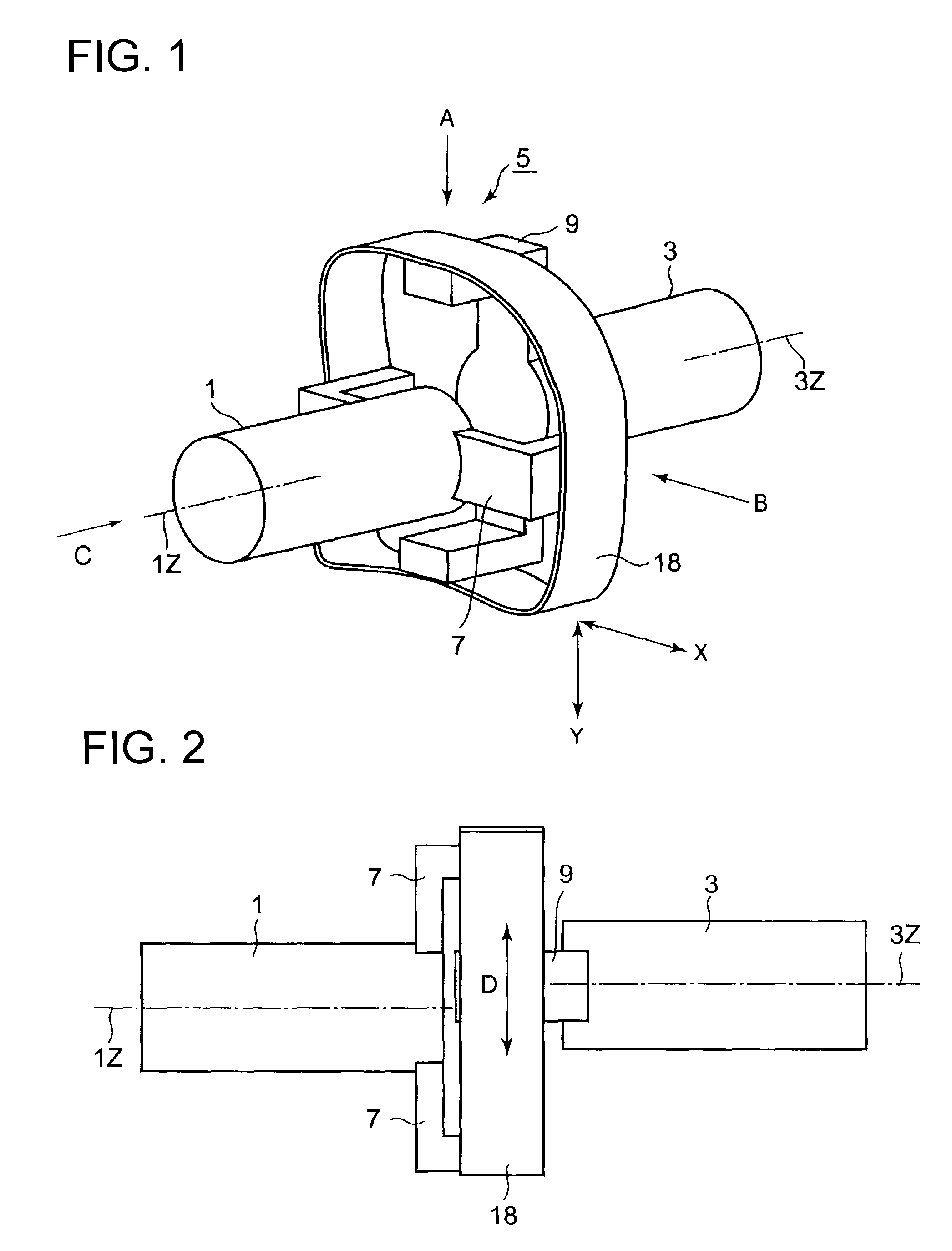 Scroll fluid machine having a coupling mechanism to allow relative orbiting movement of scrolls