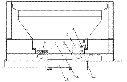 Machine tool for machining inner bore and end surfaces of flange of shield tunneling machine