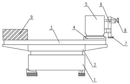 Machine tool for machining inner bore and end surfaces of flange of shield tunneling machine