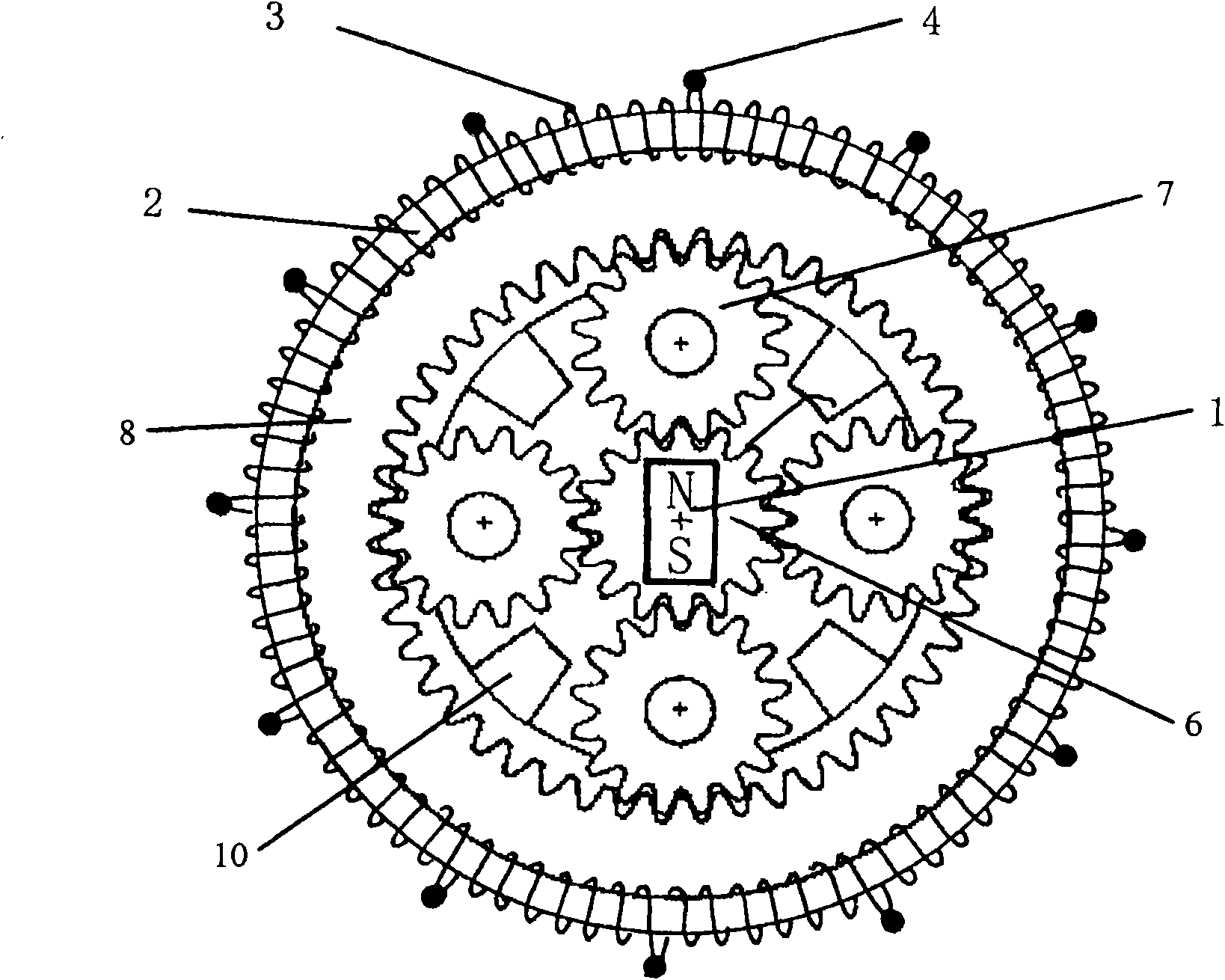 DC motor and generator