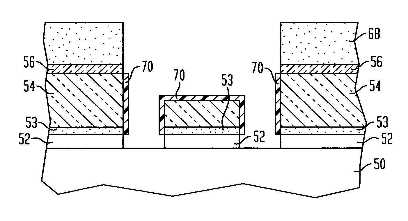 Dual damascene process flow enabling minimal ULK film modification and enhanced stack integrity