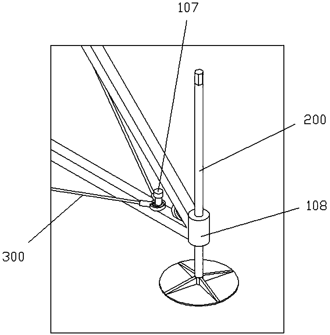 Pole collapse prevention device and electric pole