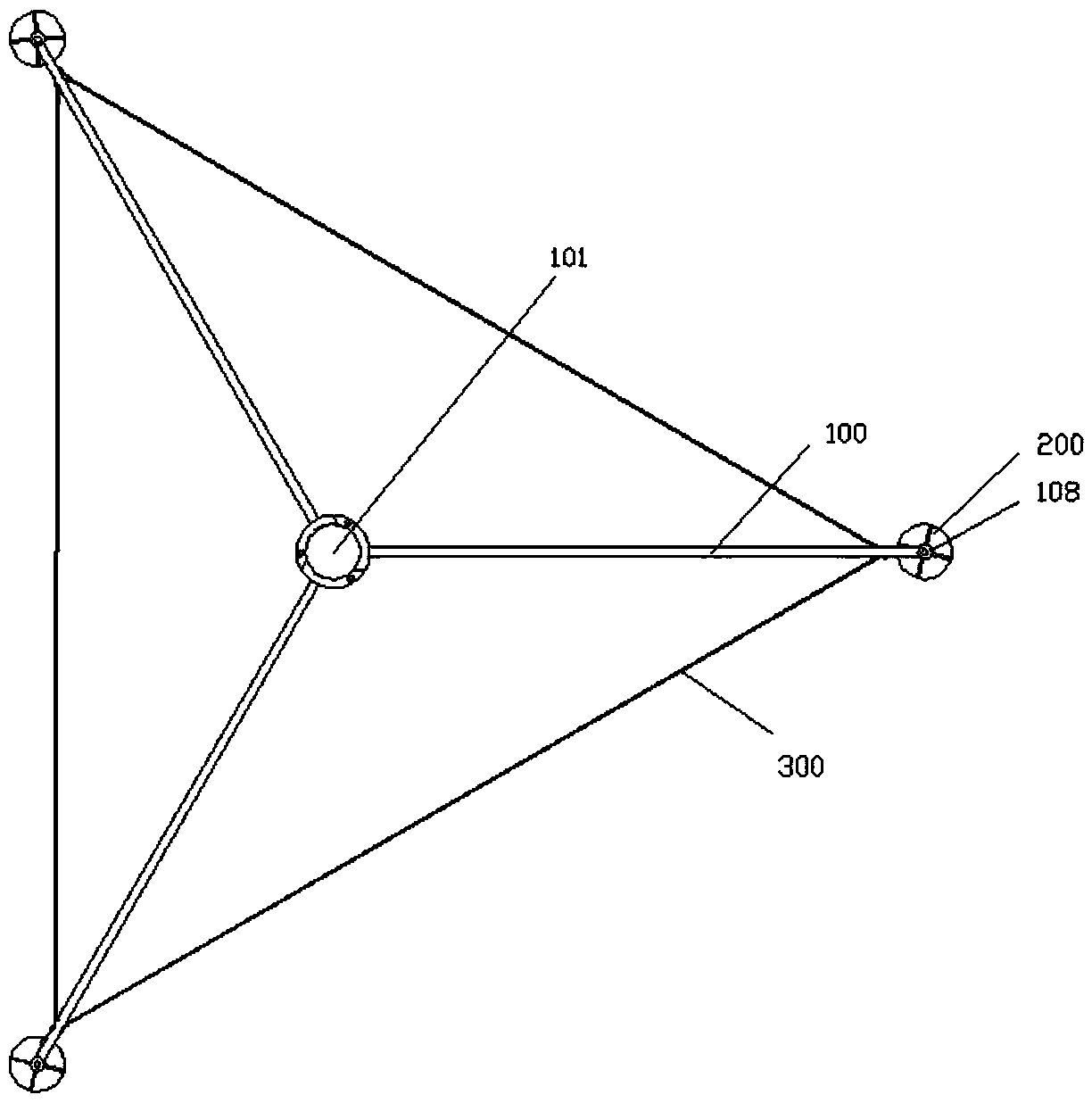 Pole collapse prevention device and electric pole