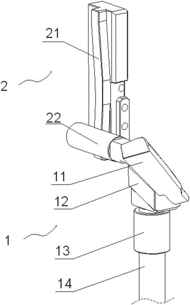 Unscrewing mold stripping mechanism