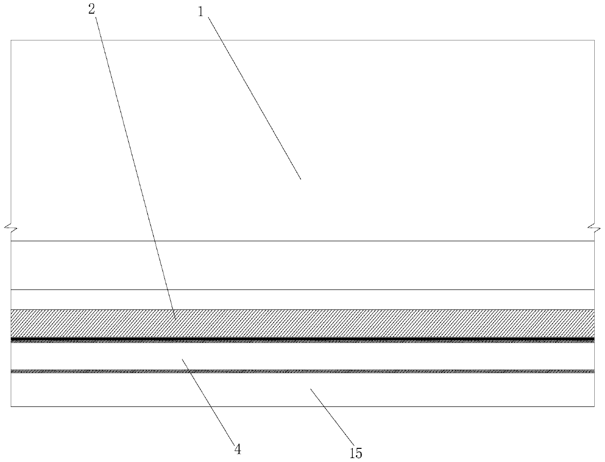 Connecting bridge prefabricated reinforced concrete side anti-collision guardrail