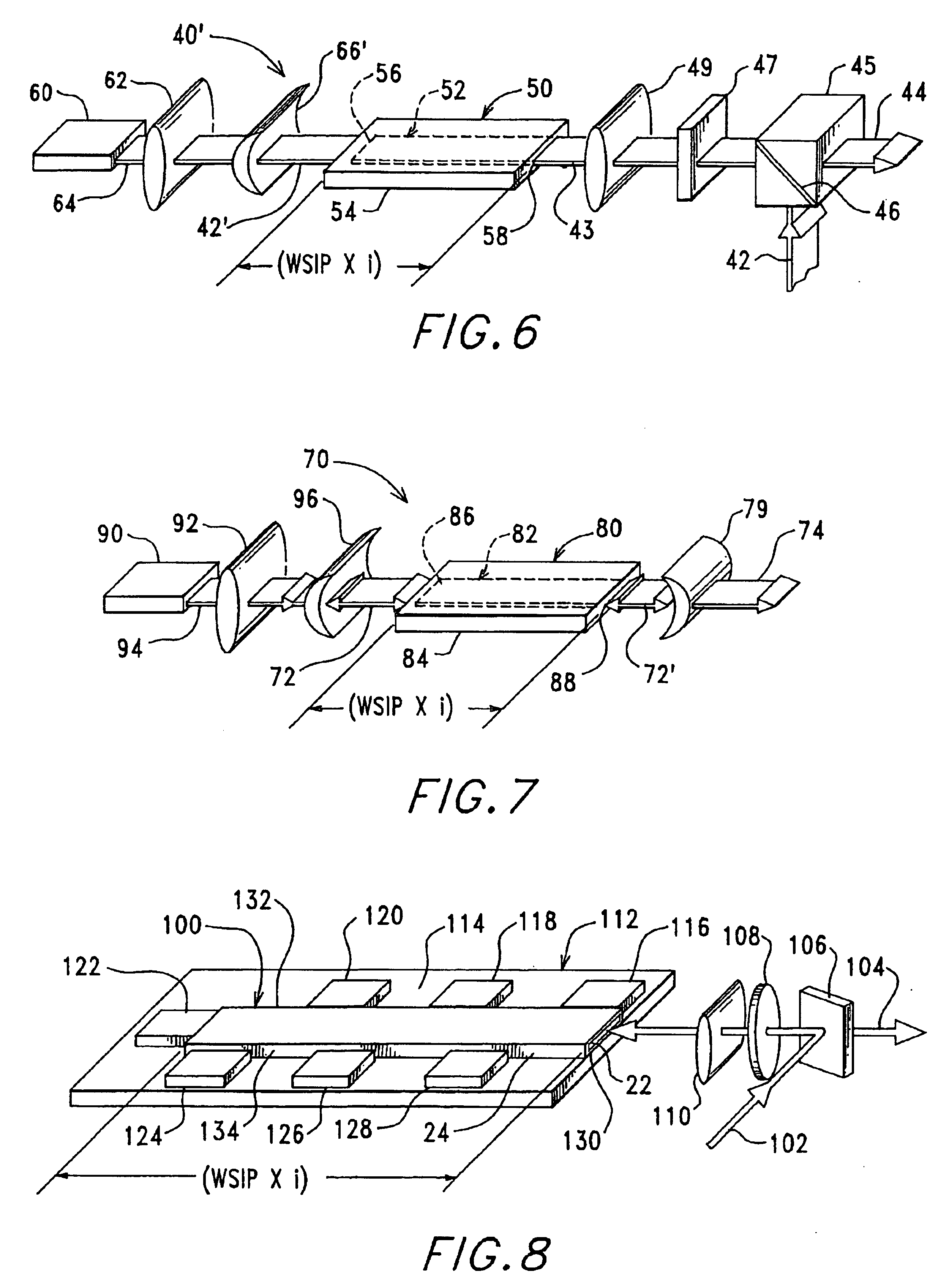 Power scalable waveguide amplifier and laser devices