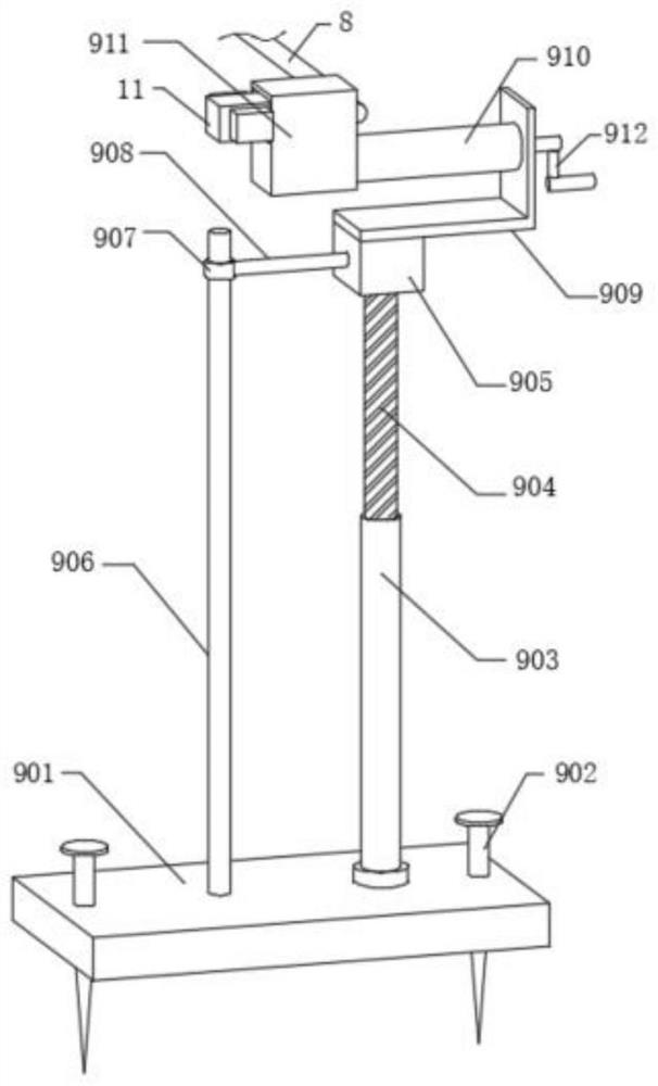 Urban planning measuring device suitable for various gradients