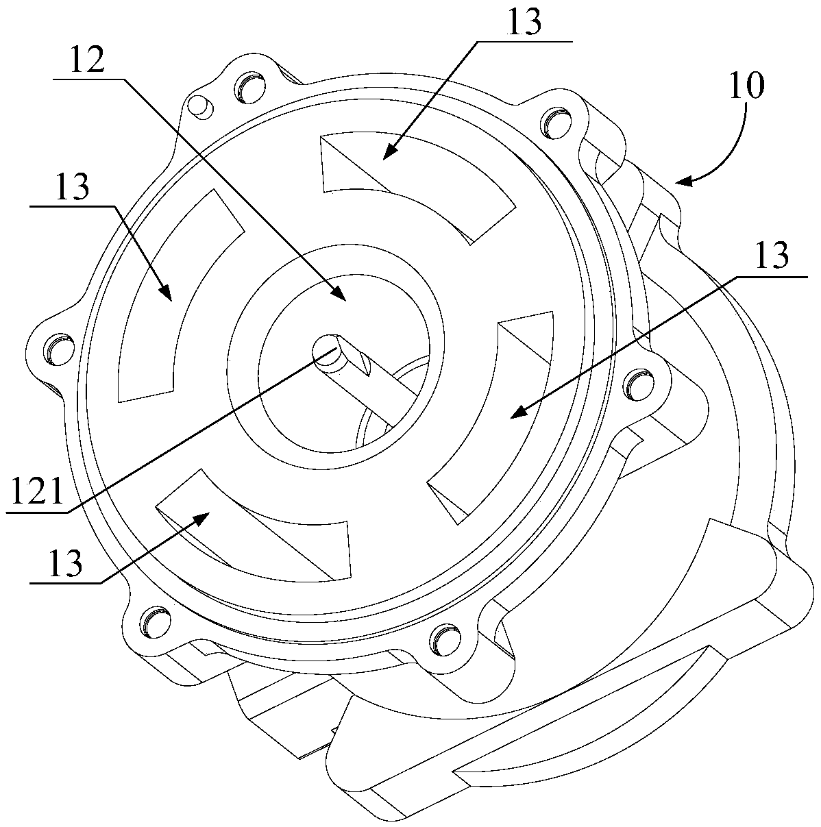 Electronic water pump and vehicle