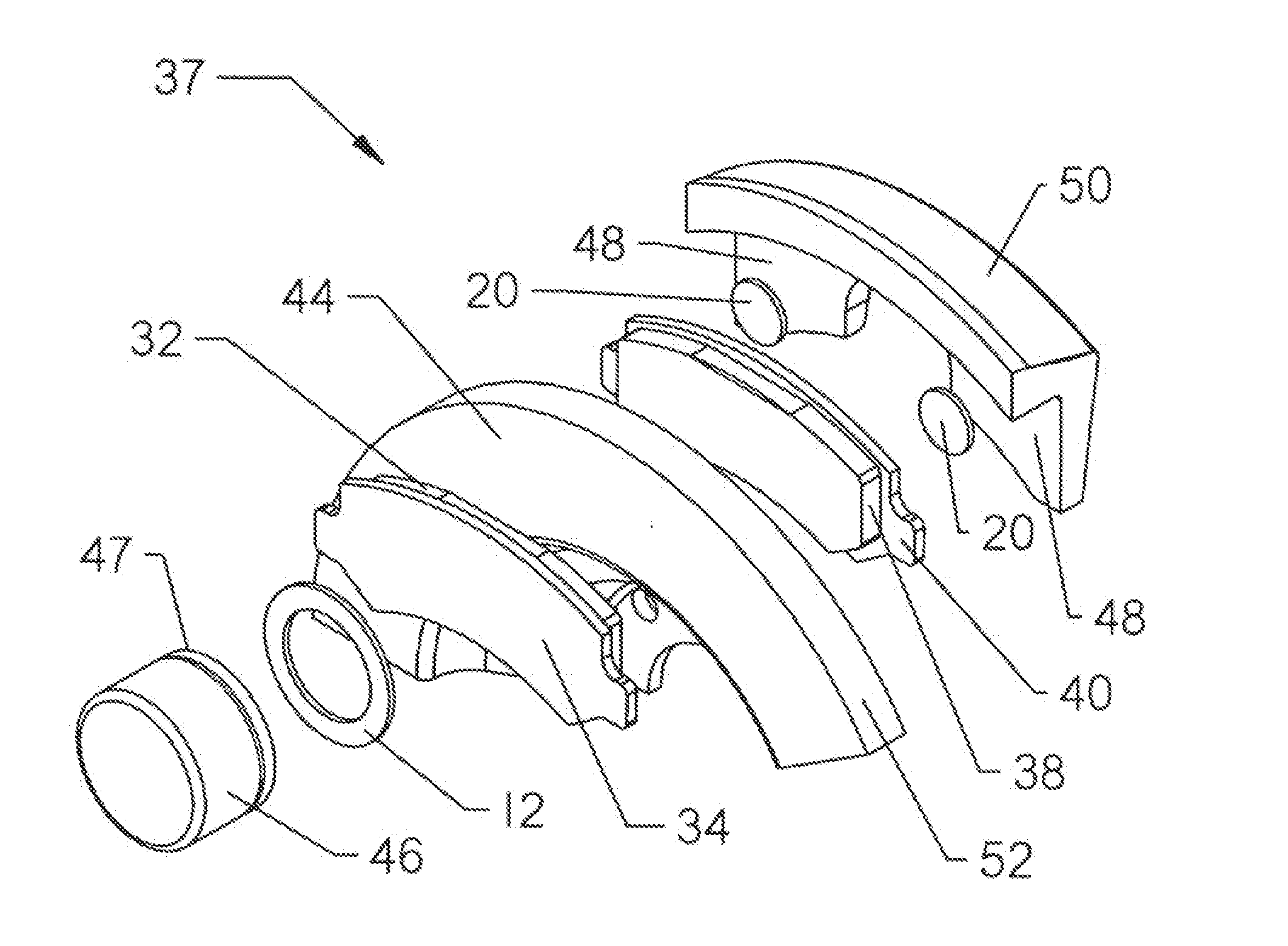 Spring-Based Disc Brake Pad Cushions