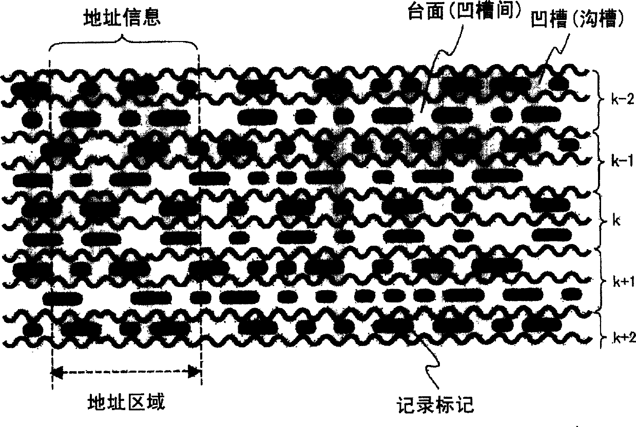 Optical disk, recording and reproducing apparatus for the same, and method for managing address information