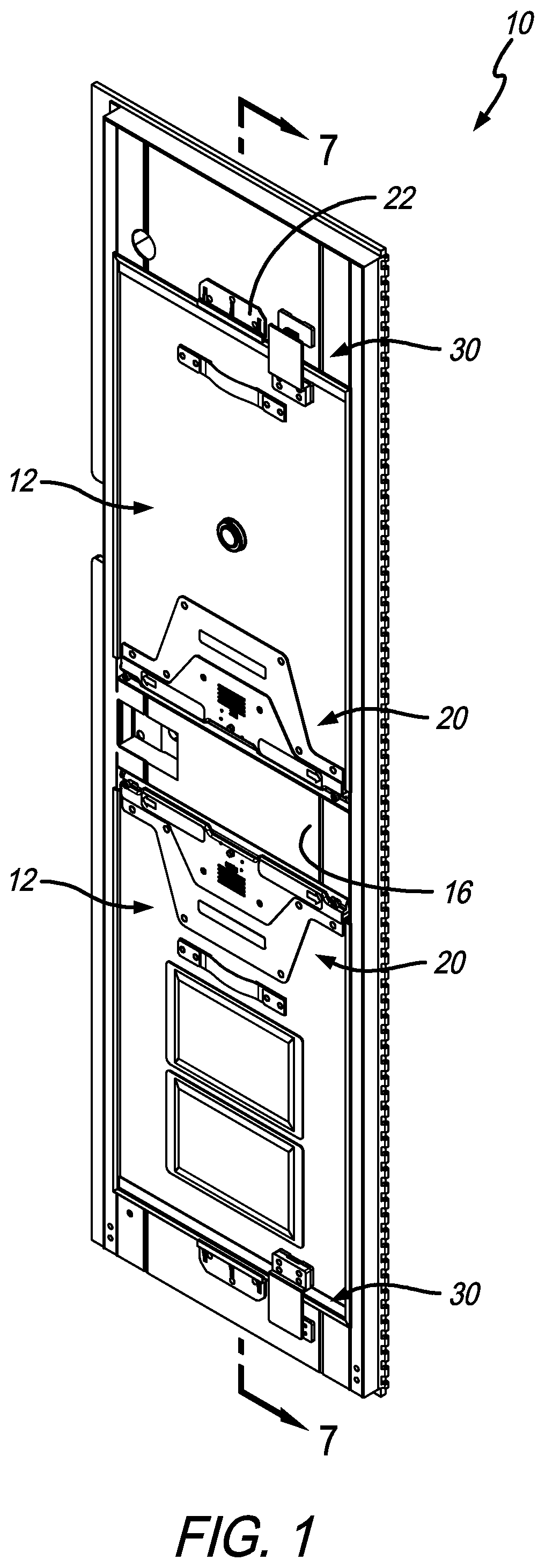 Aircraft door with sliding decompression panel