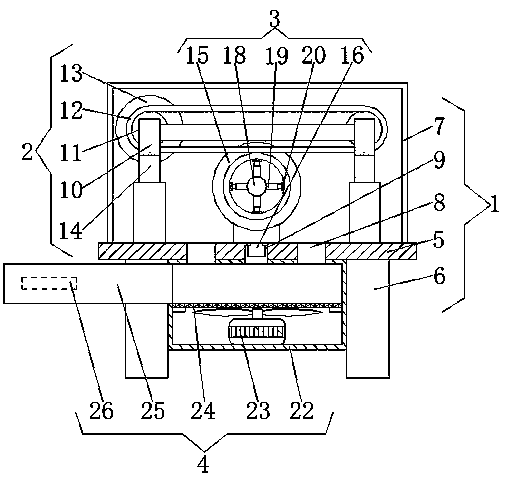 Grinding device with clamping function for bearing machining