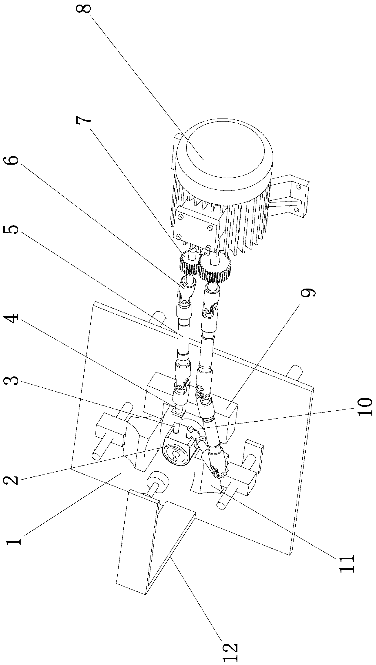 Universal test stand for airtightness of disc-type engine oil coolers