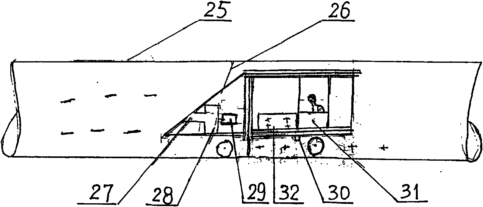 Energy-saving and emission-reducing pipe or channel ultra-high speed wing-in-surface effect air cushion vehicle transportation system