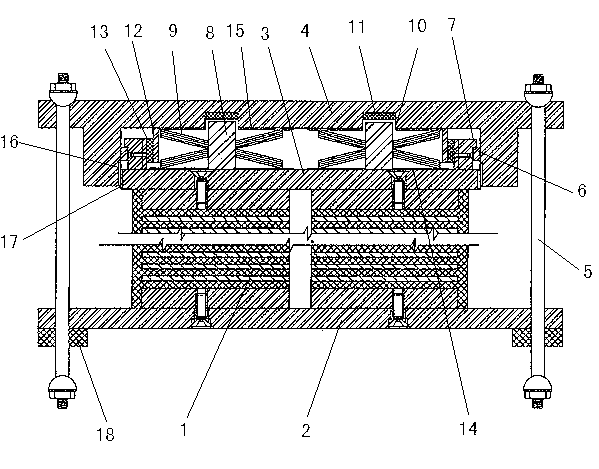 Three-dimensional shock-isolated bearing and preparation method for same