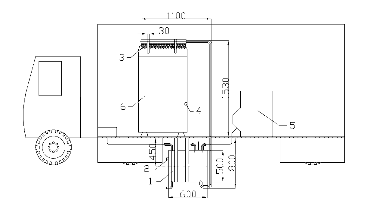 Cooling system of airplane air conditioning generator set