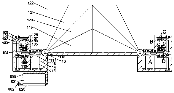 Automatic door-closing device based on distributed internet integration