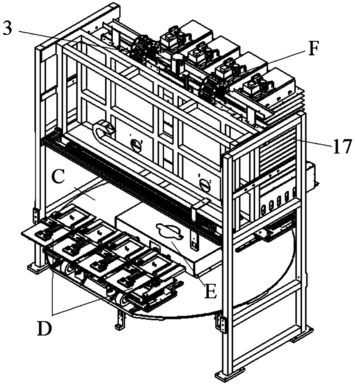 Multi-station rotary Demura equipment