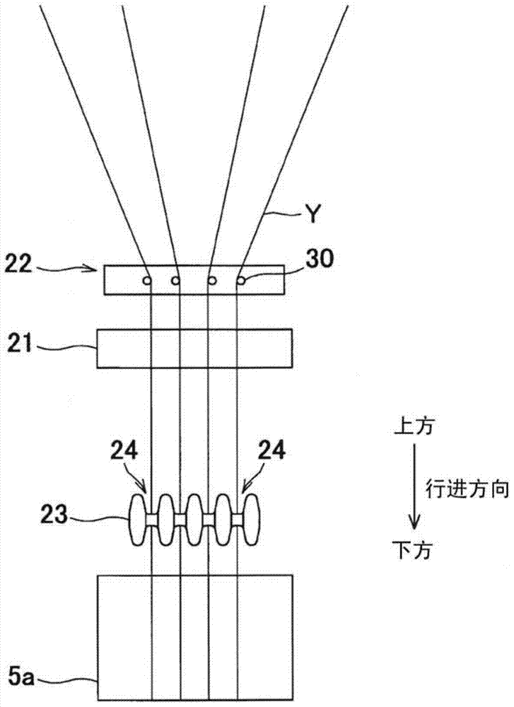 Spinning and drawing device