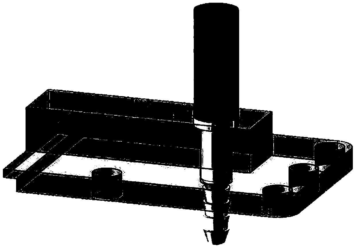 Porous single-column fuel supply structure for supersonic aircraft ramjet engine