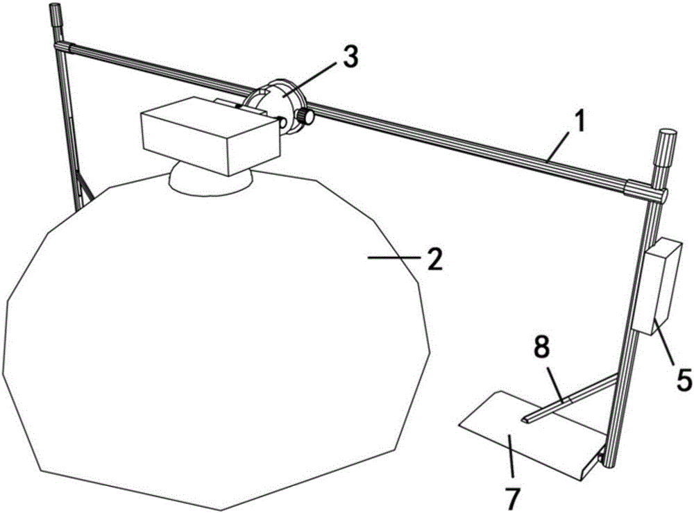 Synchronous shooting device with function of automatic light source changing