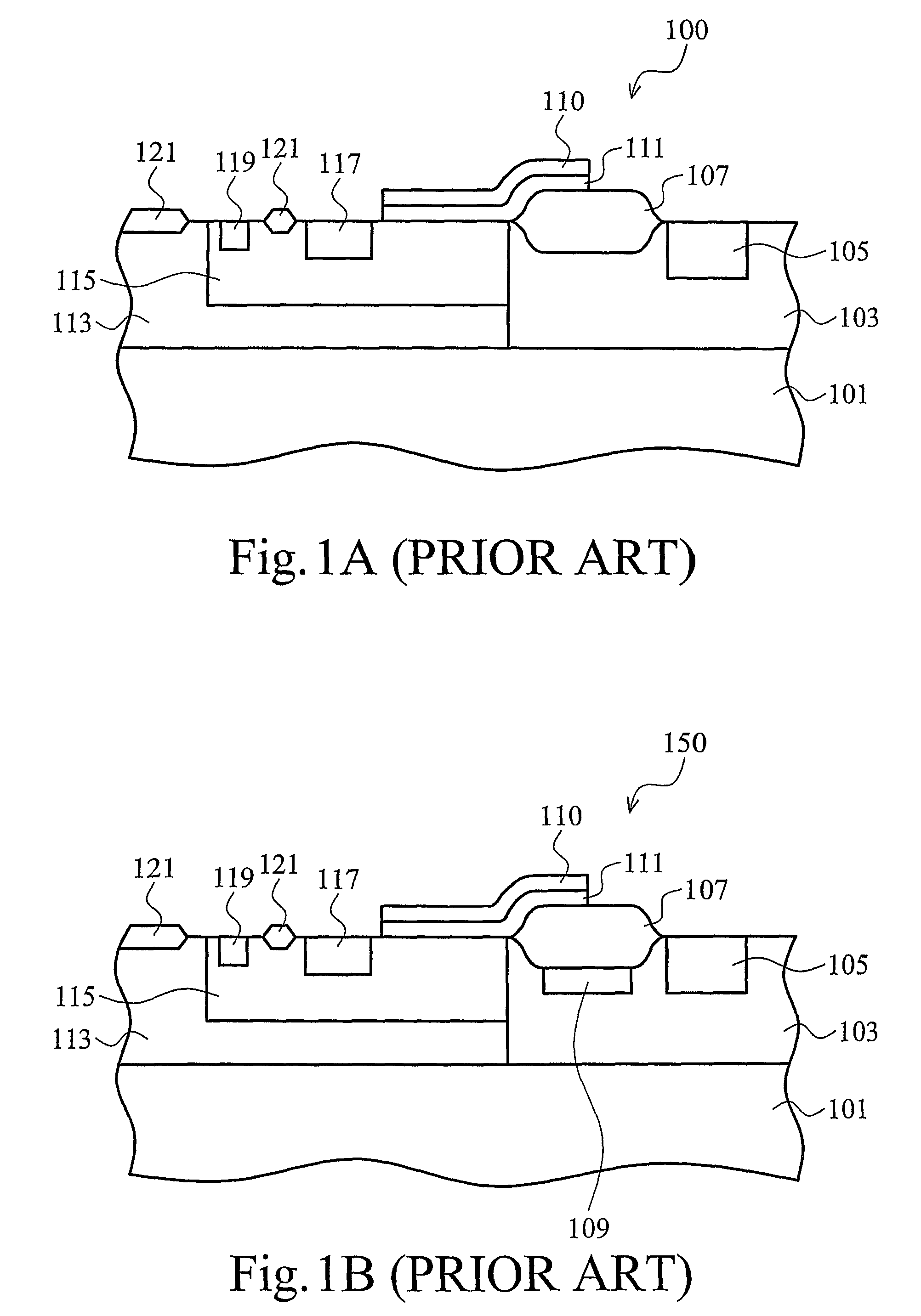 Stabilizing breakdown voltages by forming tunnels for ultra-high voltage devices