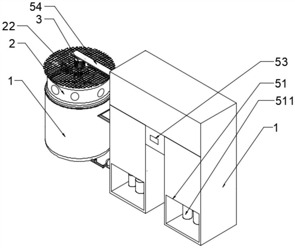 A sludge drying constant temperature device