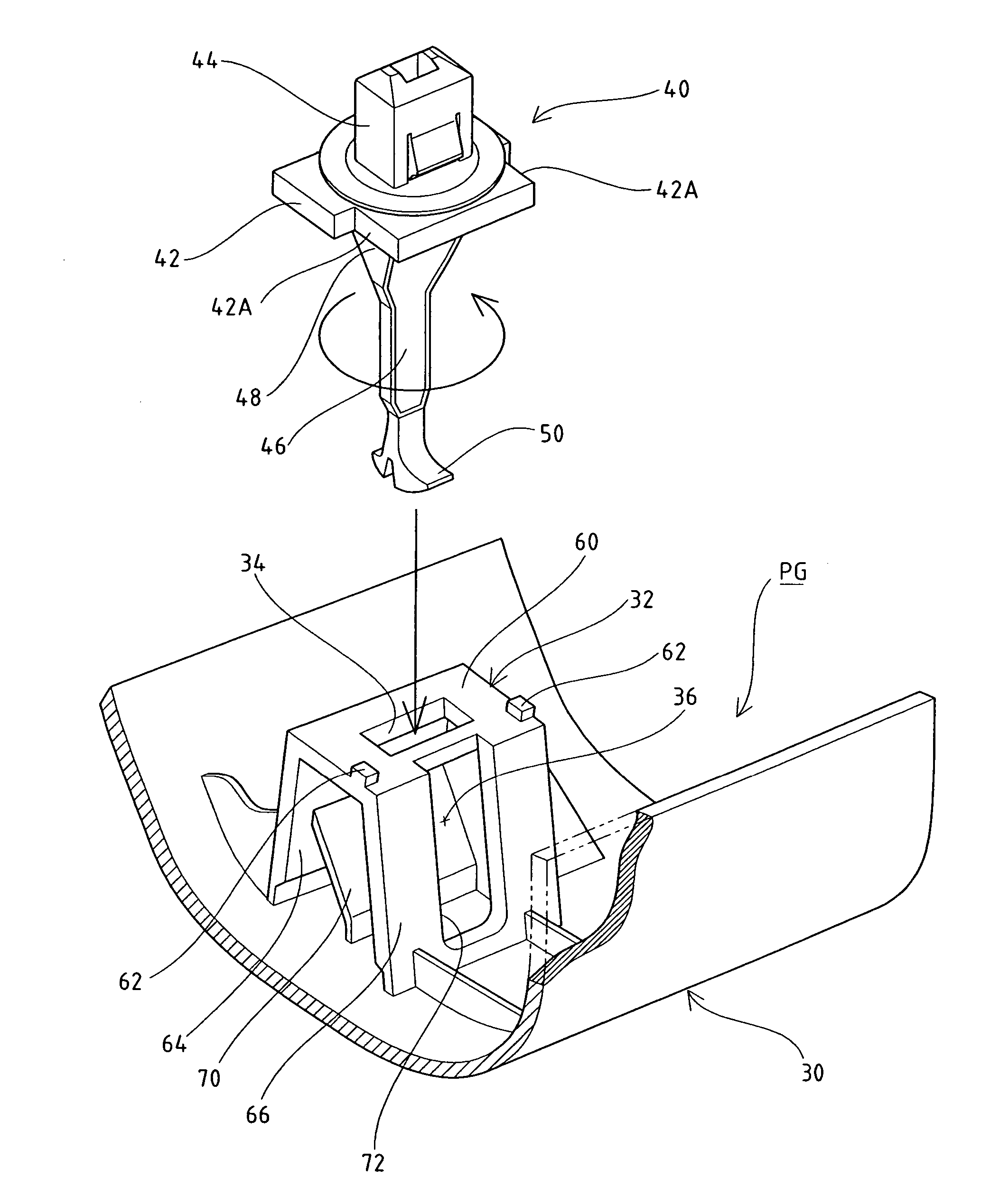 Interior parts for a vehicle