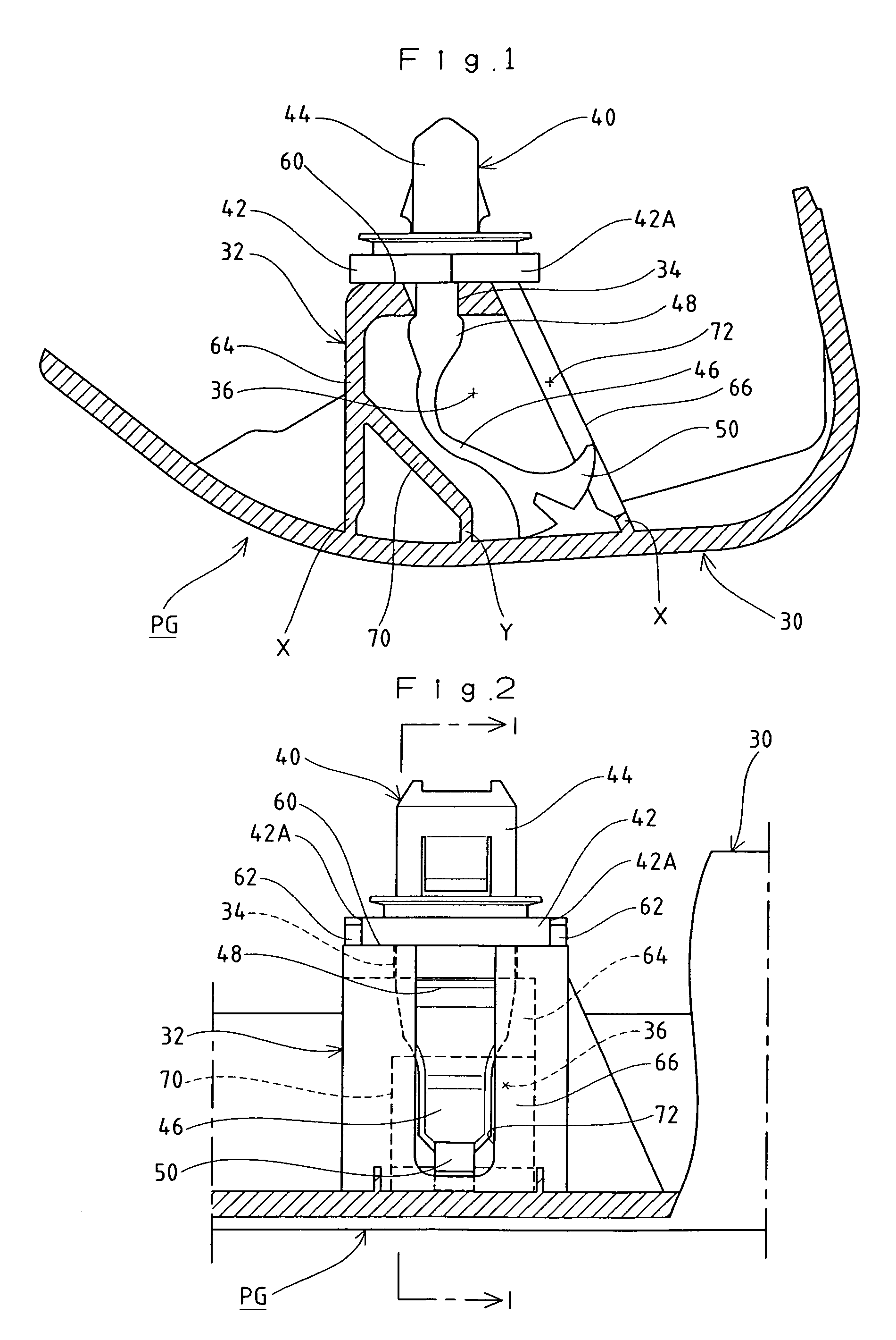 Interior parts for a vehicle