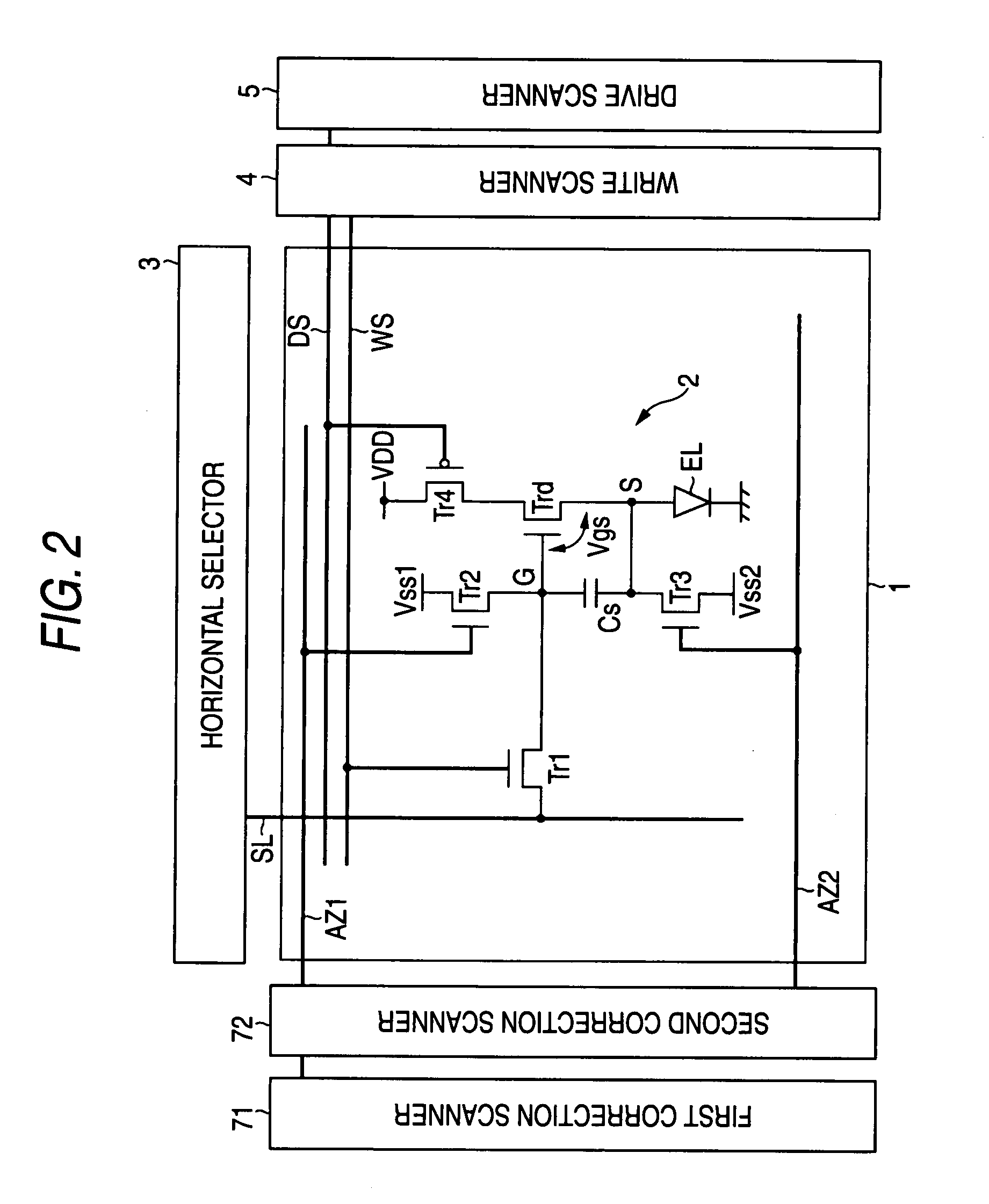 Display device and electronic equipment