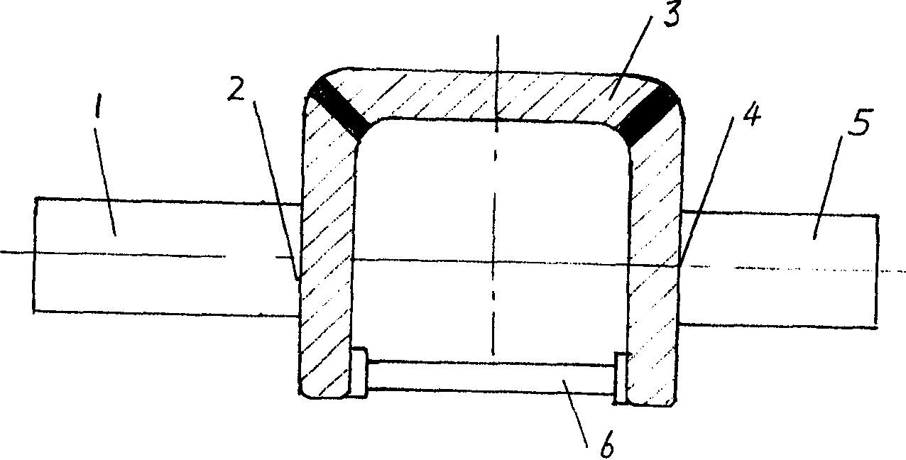 Welding method for backing ring trunnion of large converter