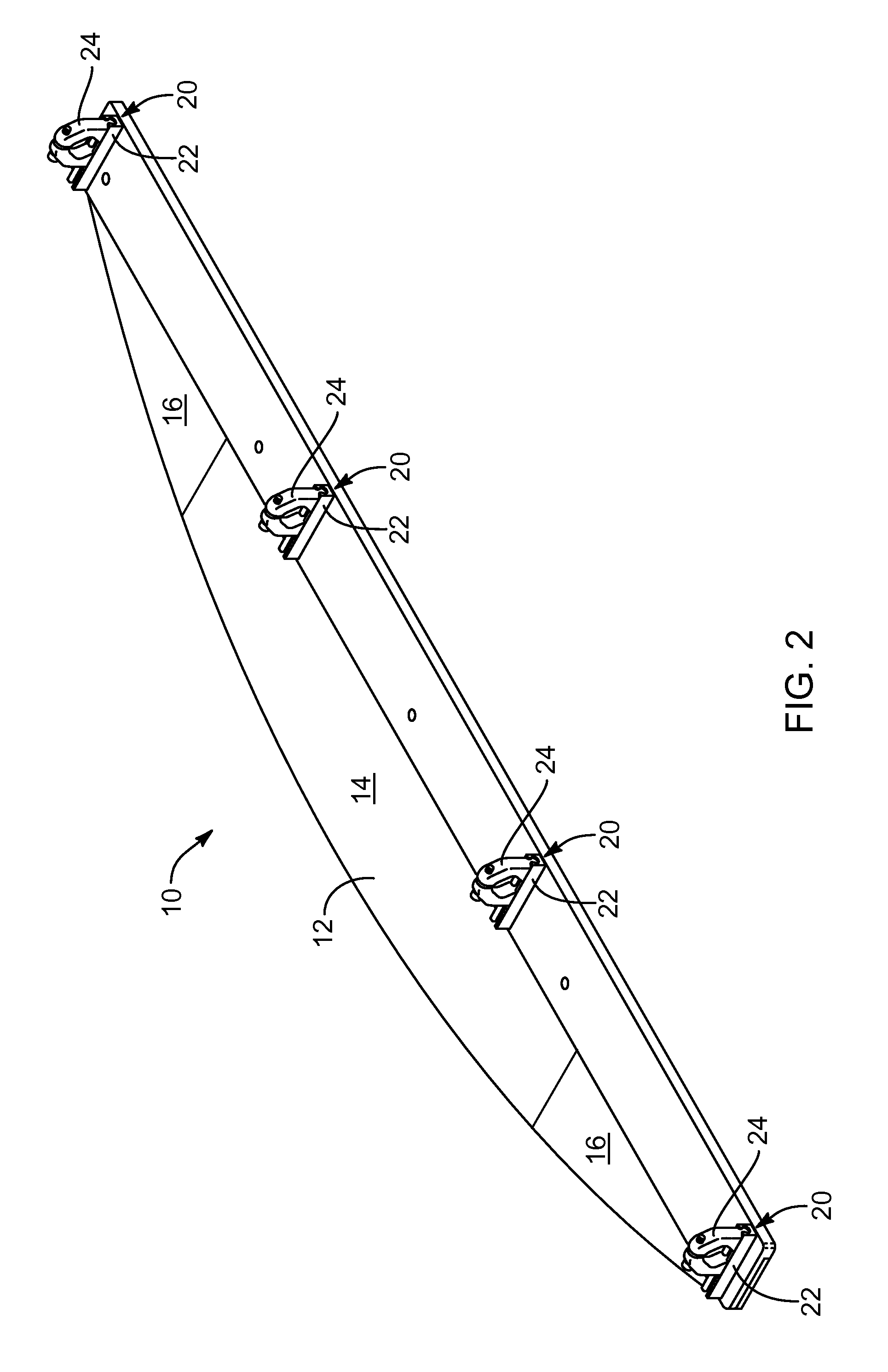 Ski-chair-lift display apparatus and method