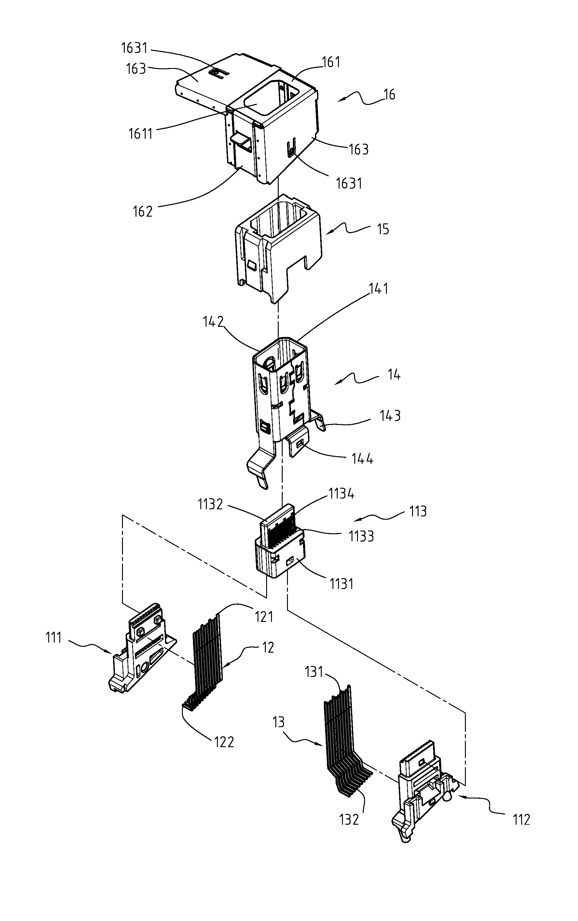 Receptacle connector