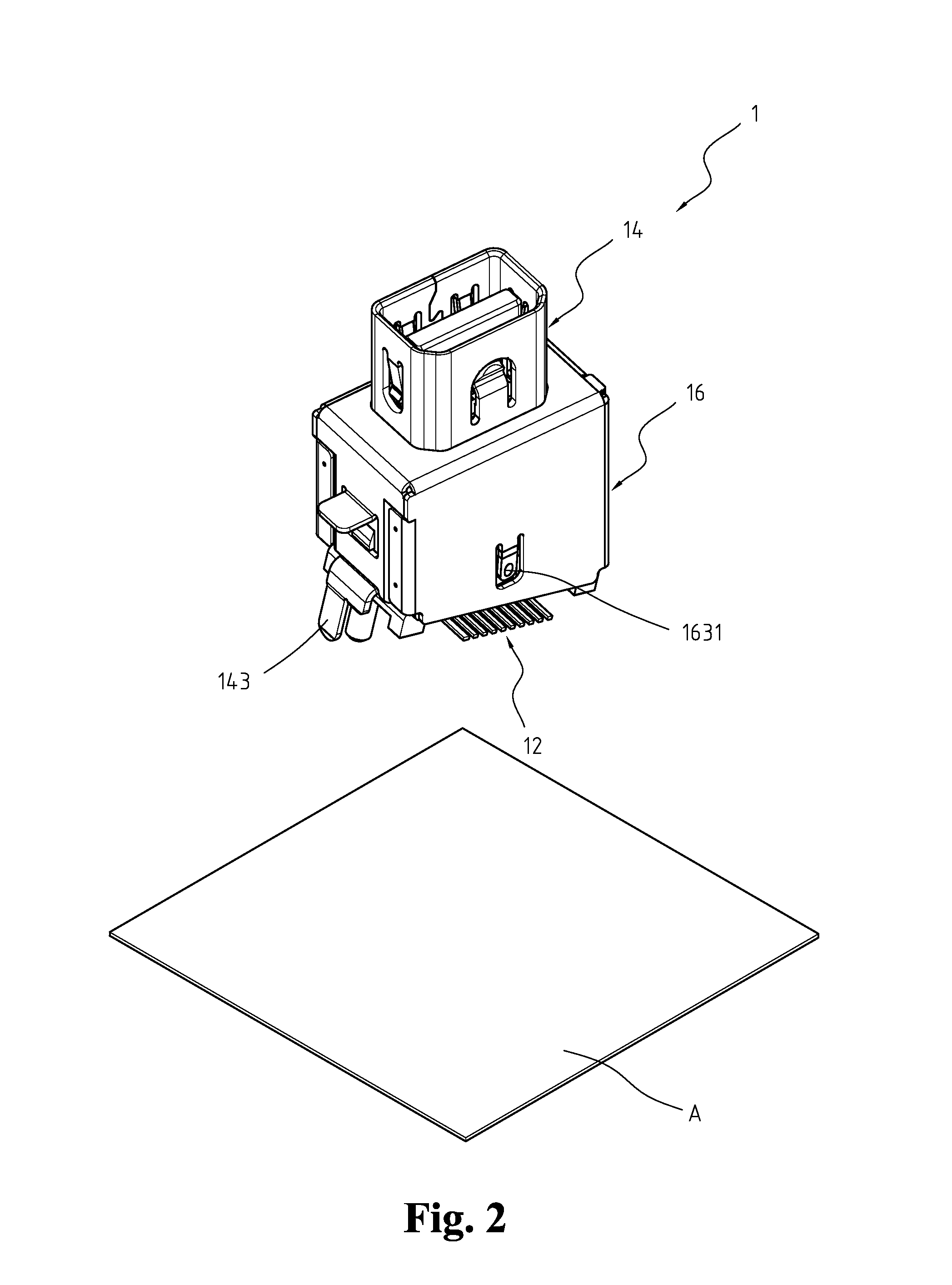 Receptacle connector